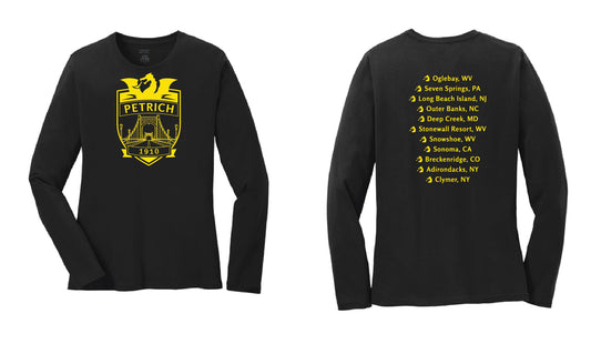 Petrich Reunion Ladies' Long Sleeve - Black
