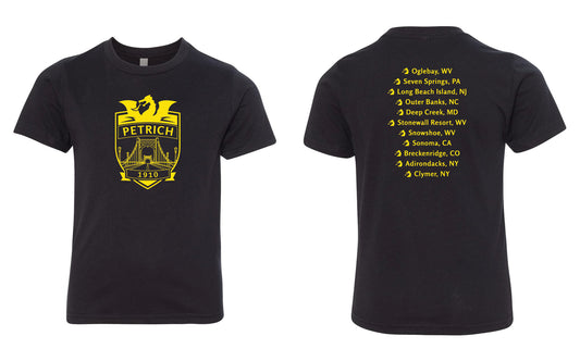 Petrich Reunion Youth T-Shirt - Black