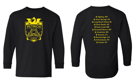 Petrich Reunion Youth Long Sleeve - Black