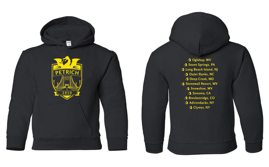 Petrich Reunion Youth Hoodie - Black