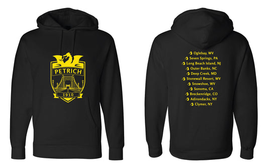 Petrich Reunion Men's Hoodie - Black