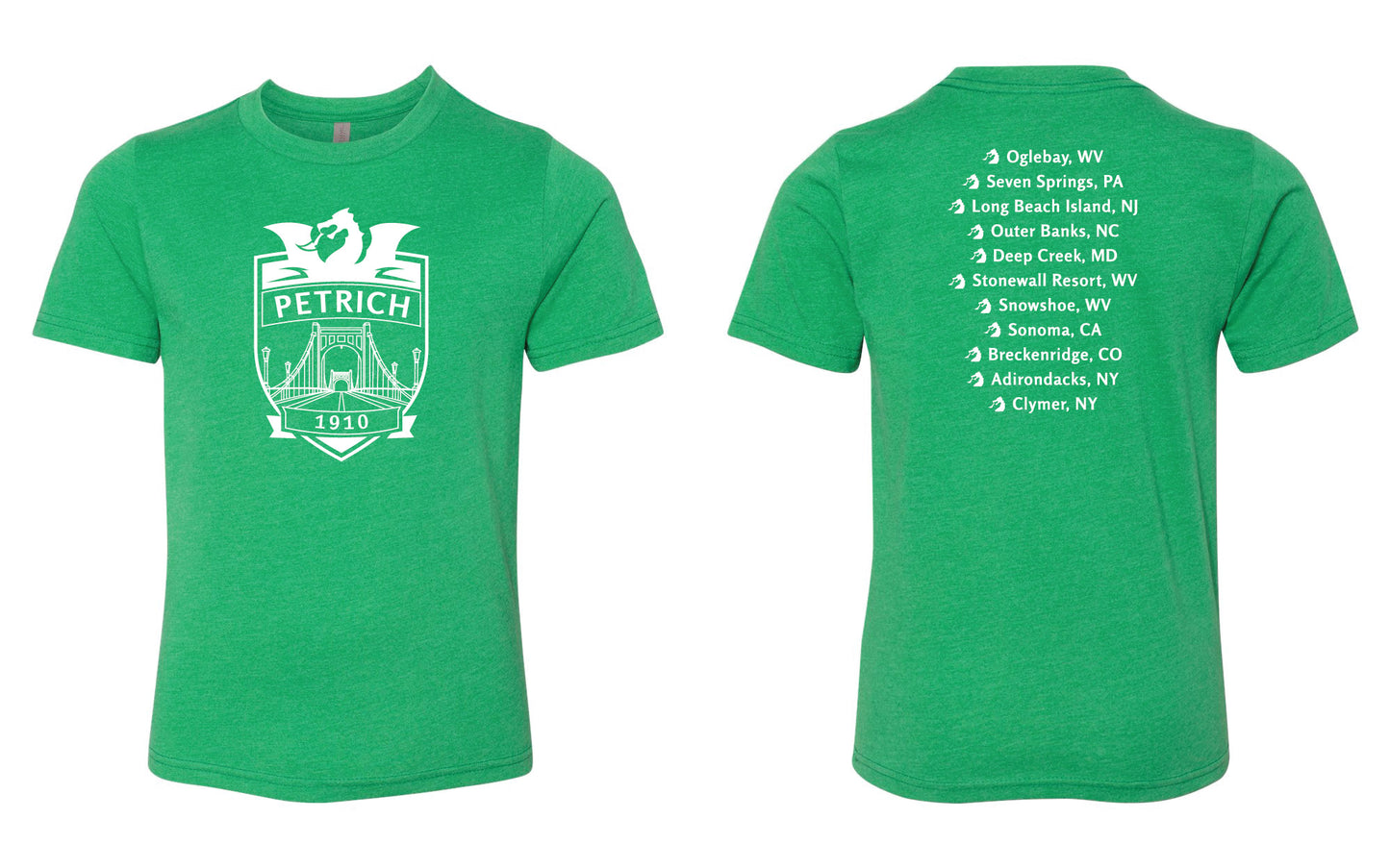 Petrich Reunion Youth T-Shirt - Green