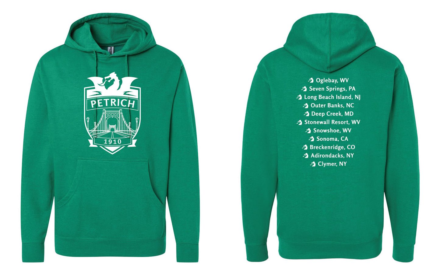 Petrich Reunion Men's Hoodie - Green