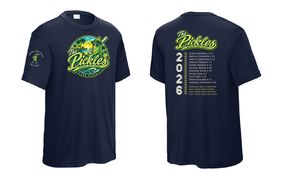 Youth Performance Shirt - Navy