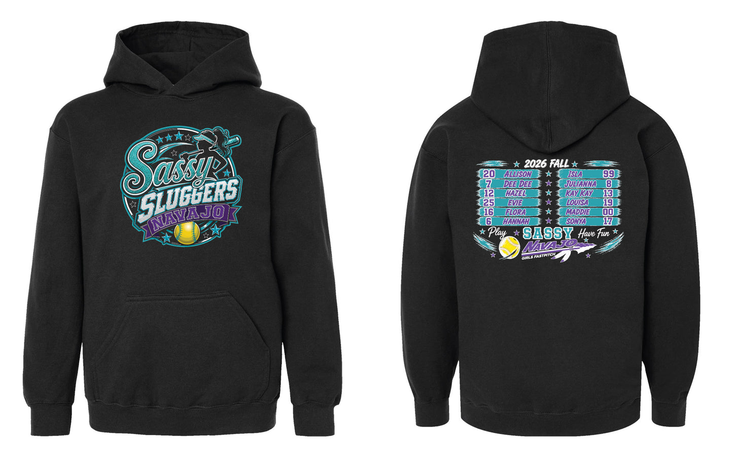 Youth Pullover Hoodie - Black