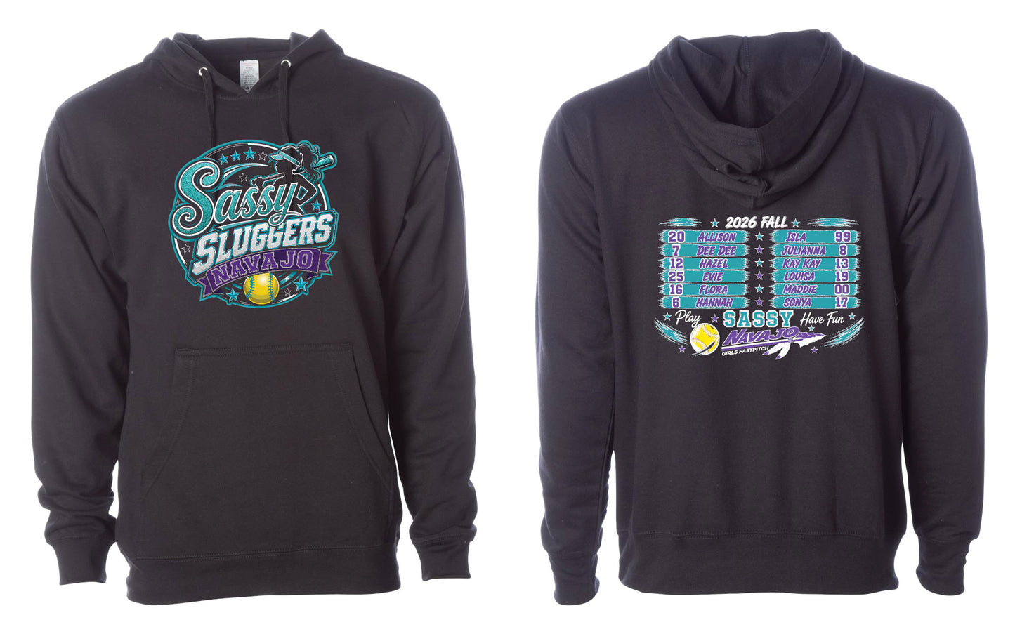 Adult Pullover Hoodie - Black