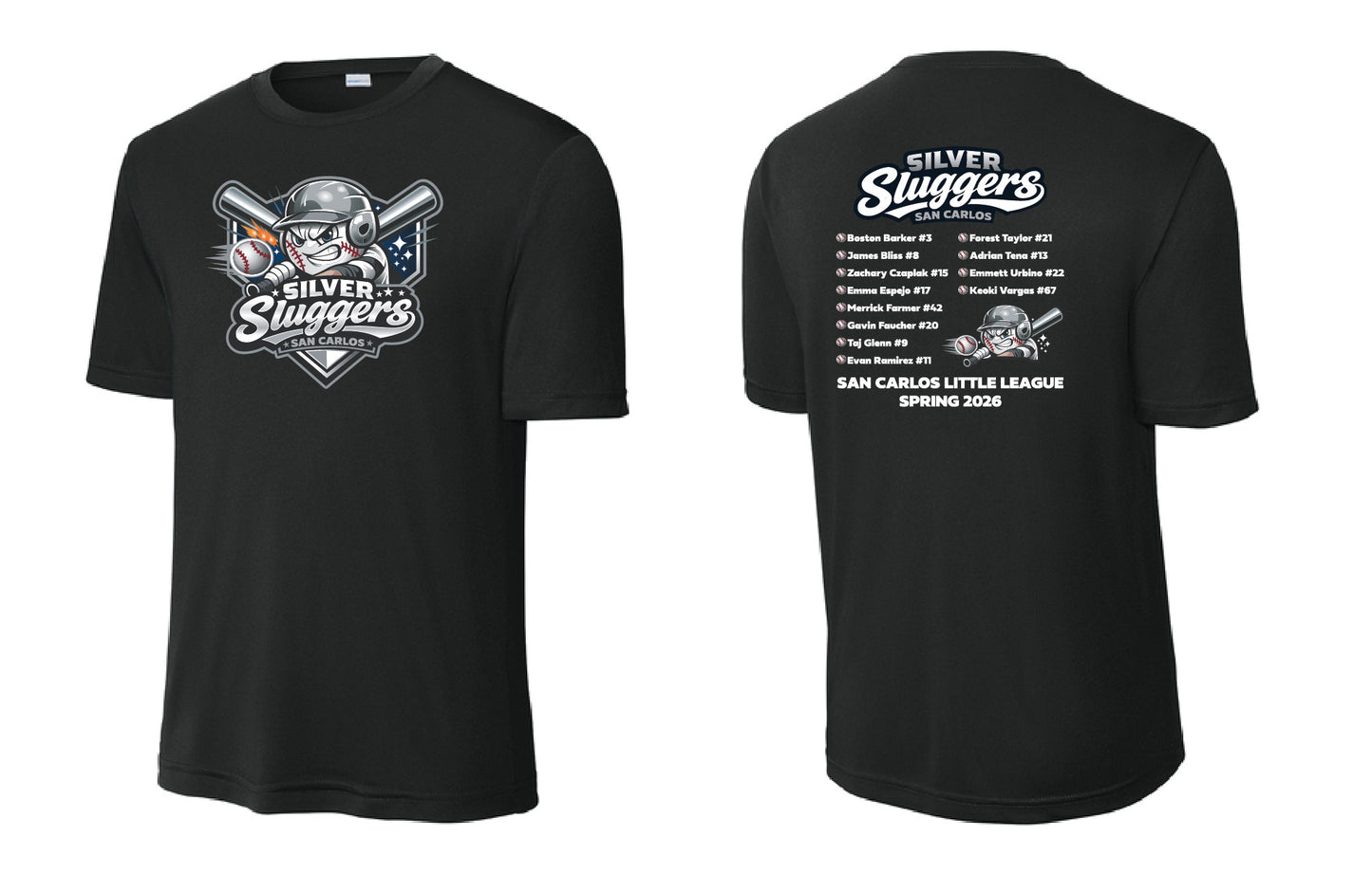 Silver Sluggers Adult Performance T-Shirt