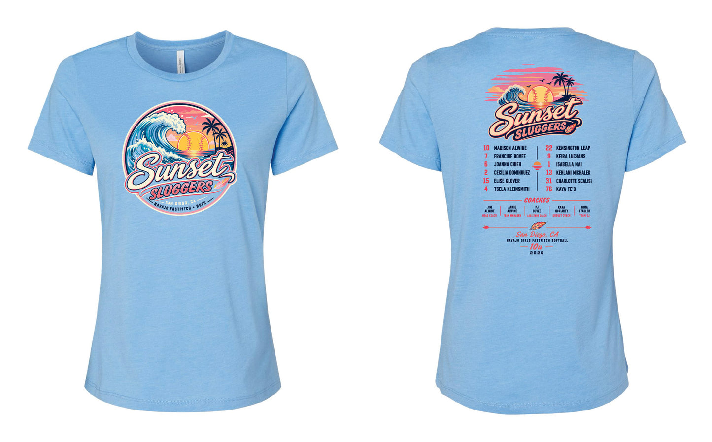 Ladies T-Shirt - Light Blue