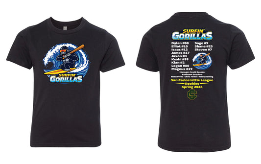 Surfin' Gorillas Youth T-Shirt