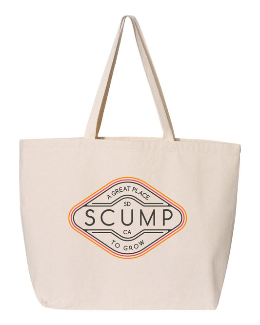Jumbo Canvas Tote - Natural