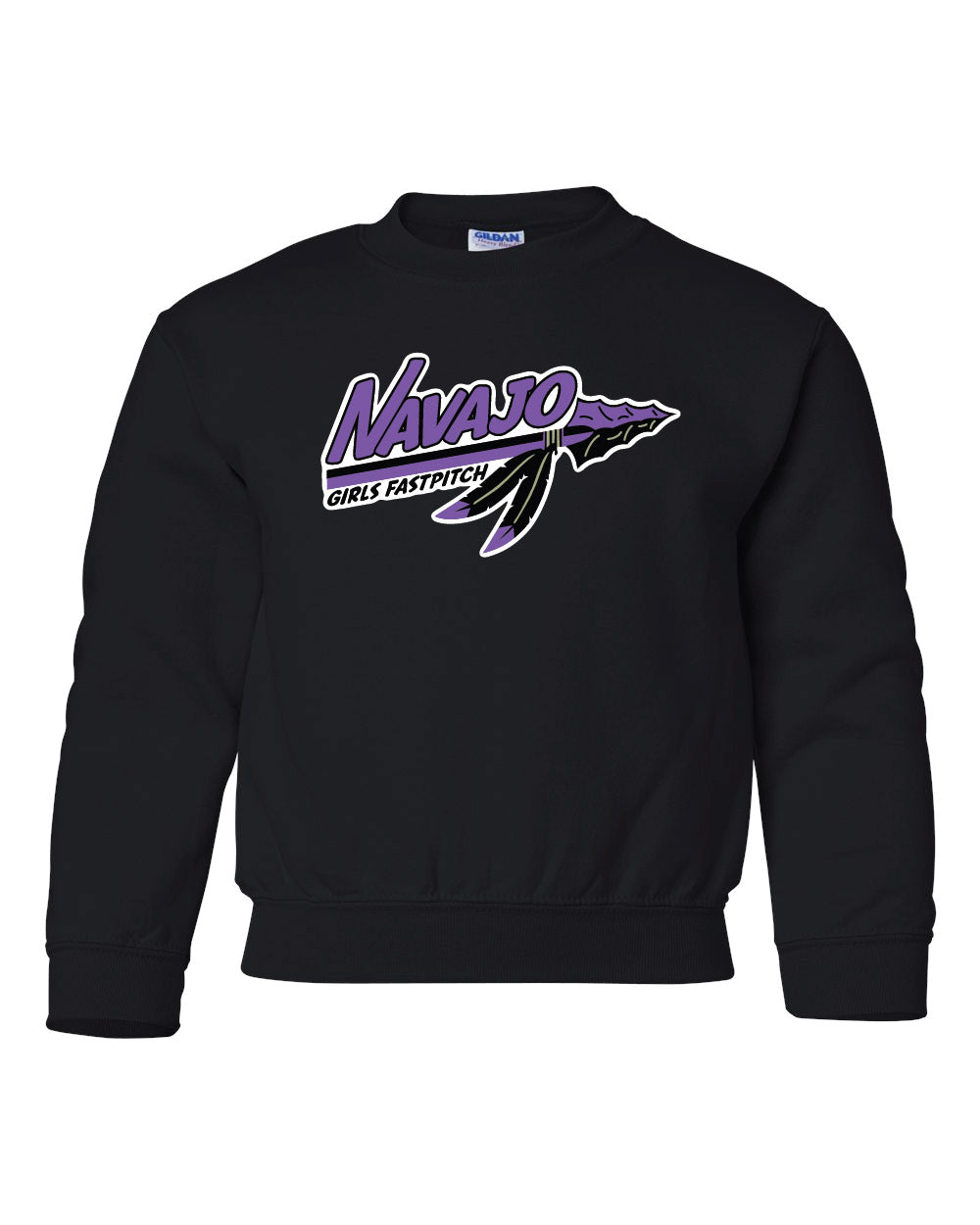 Youth Crewneck Sweatshirt - Black