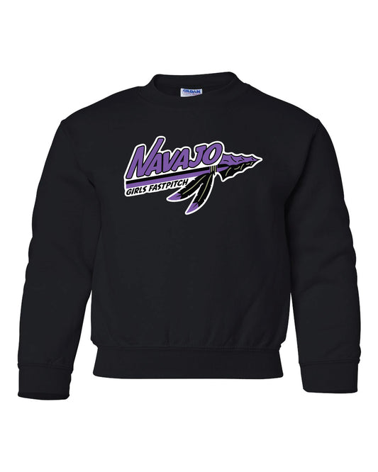 Youth Crewneck Sweatshirt - Black
