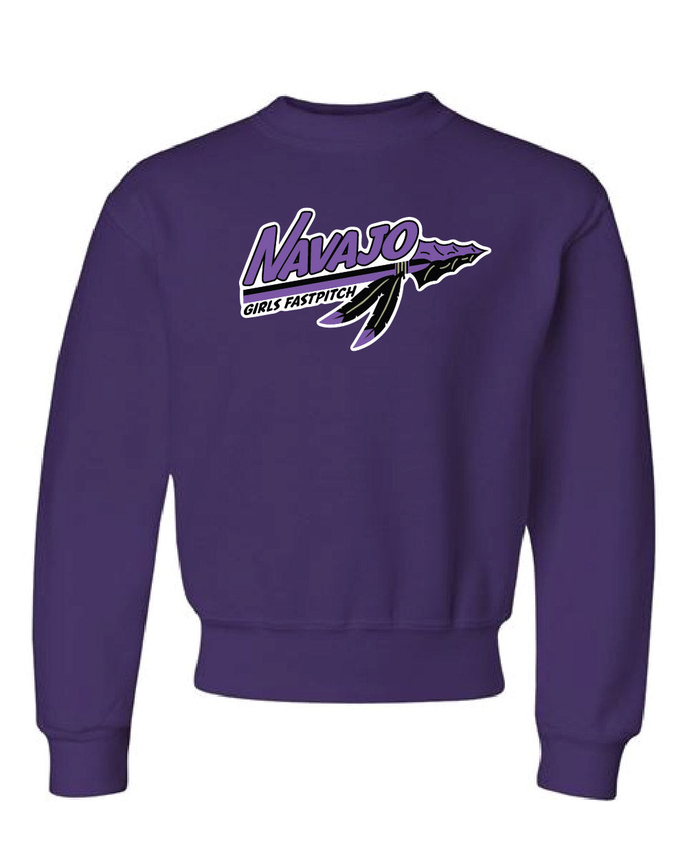 Youth Crewneck Sweatshirt - Purple