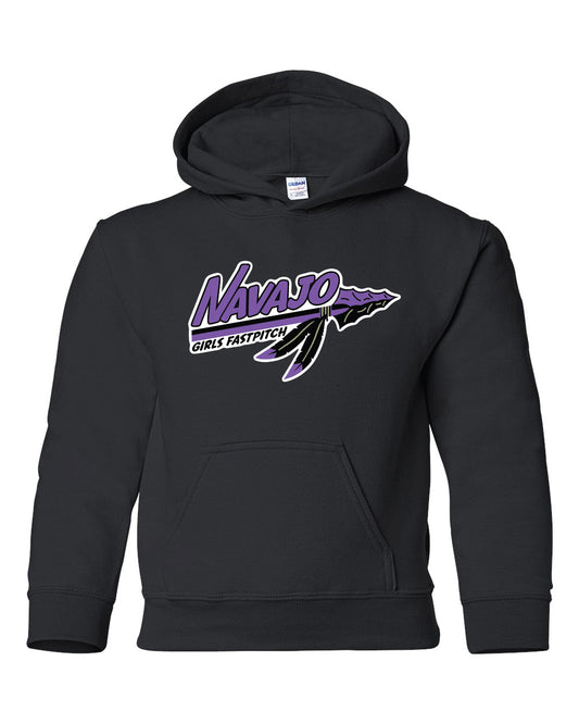 Youth Pullover Hoodie - Black