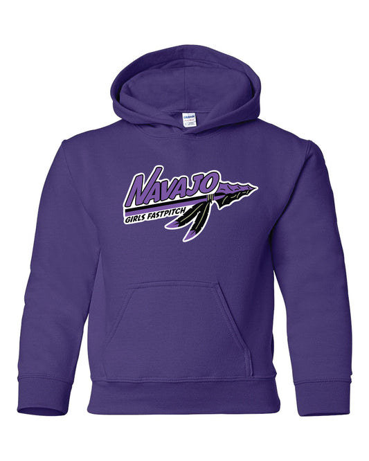 Youth Pullover Hoodie - Purple