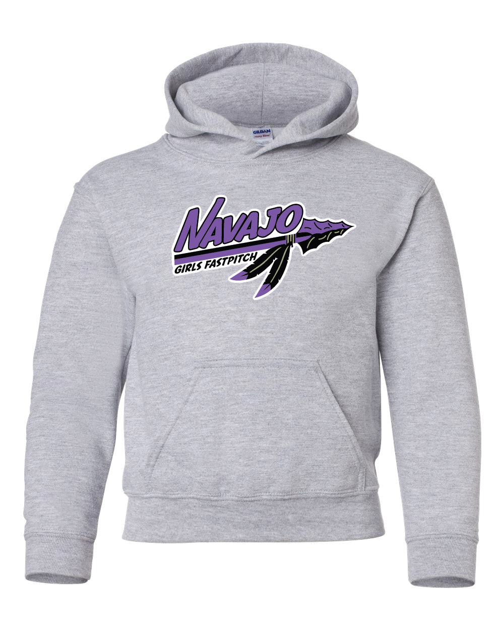 Youth Pullover Hoodie - Grey